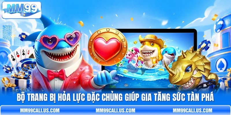 Bộ trang bị hỏa lực đặc chủng giúp gia tăng sức tàn phá Bộ trang bị hỏa lực đặc chủng giúp gia tăng sức tàn phá