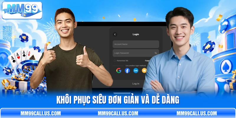 Khôi phục siêu đơn giản và dễ dàng Khôi phục siêu đơn giản và dễ dàng